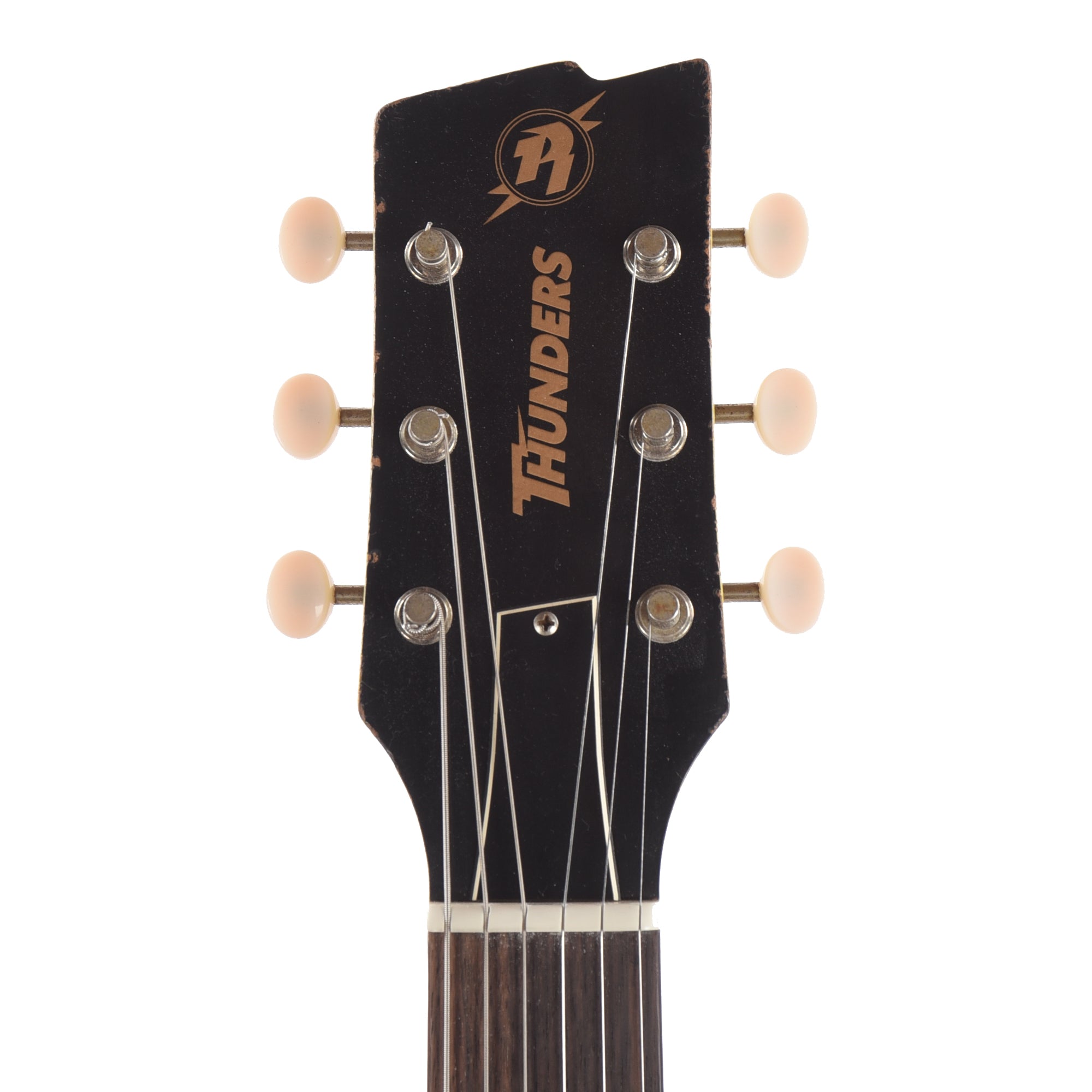 Rock 'N Roll Relics Thunders I Aged TV Yellow w/Dogear Black P90 Electric Guitars / Solid Body