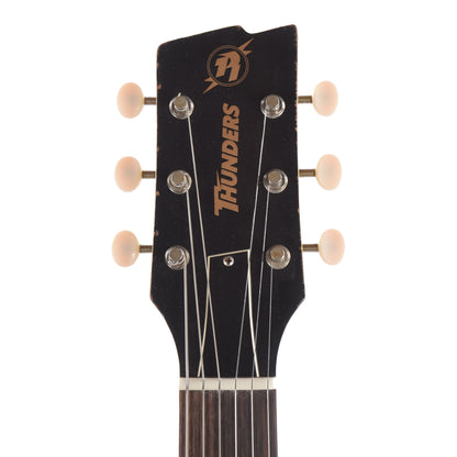 Rock 'N Roll Relics Thunders I Aged TV Yellow w/Dogear Black P90 Electric Guitars / Solid Body