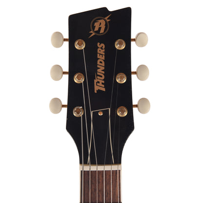 Rock N Roll Relics Thunders II Black Medium Aged w/Soap Bar P90 Electric Guitars / Solid Body