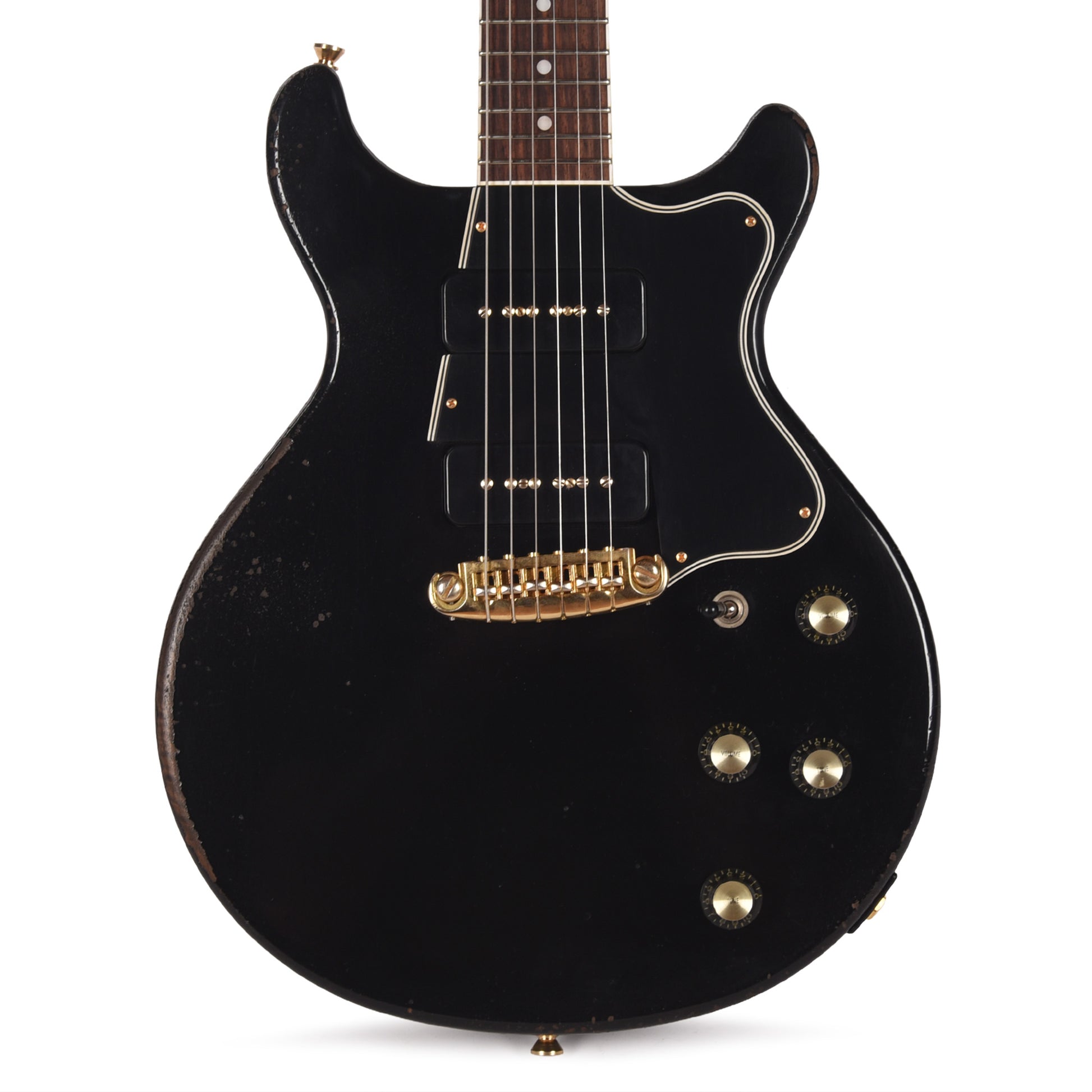 Rock N Roll Relics Thunders II Black Medium Aged w/Soap Bar P90 Electric Guitars / Solid Body