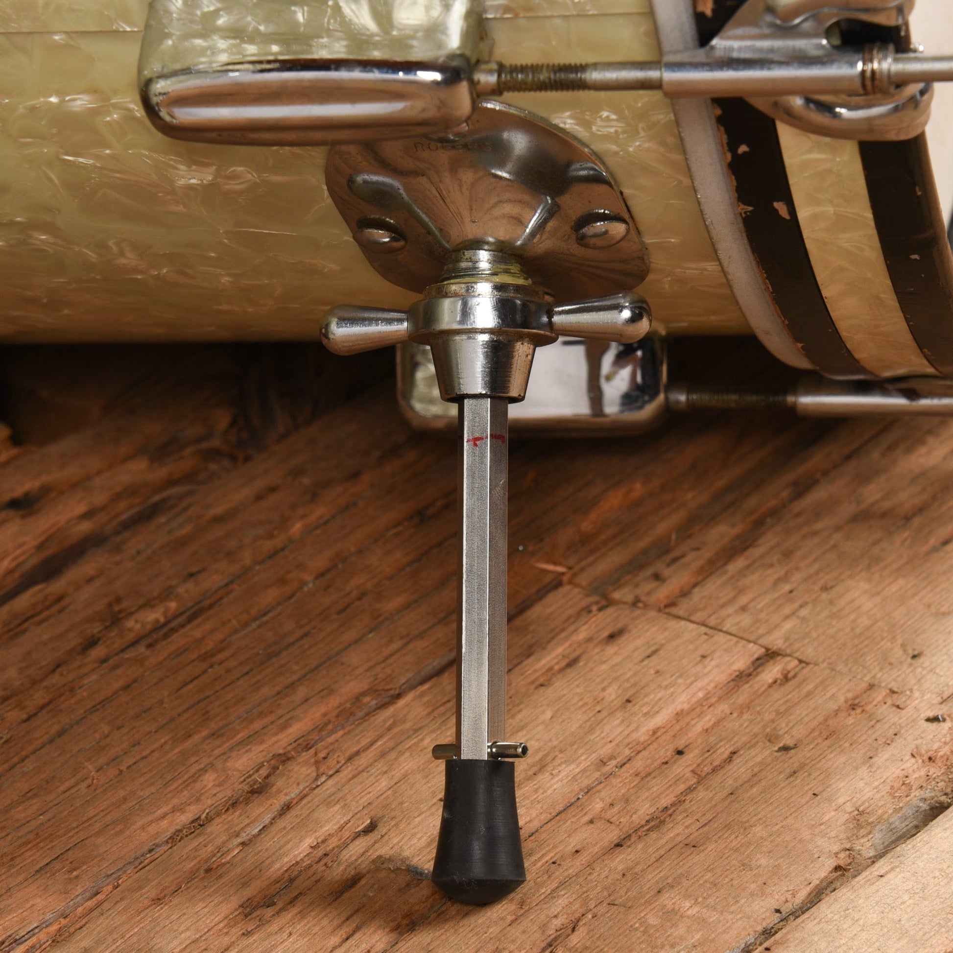 Rogers 1960's Holiday 12/16/20 3pc. Drum Kit White Marine Pearl Drums and Percussion / Acoustic Drums / Full Acoustic Kits