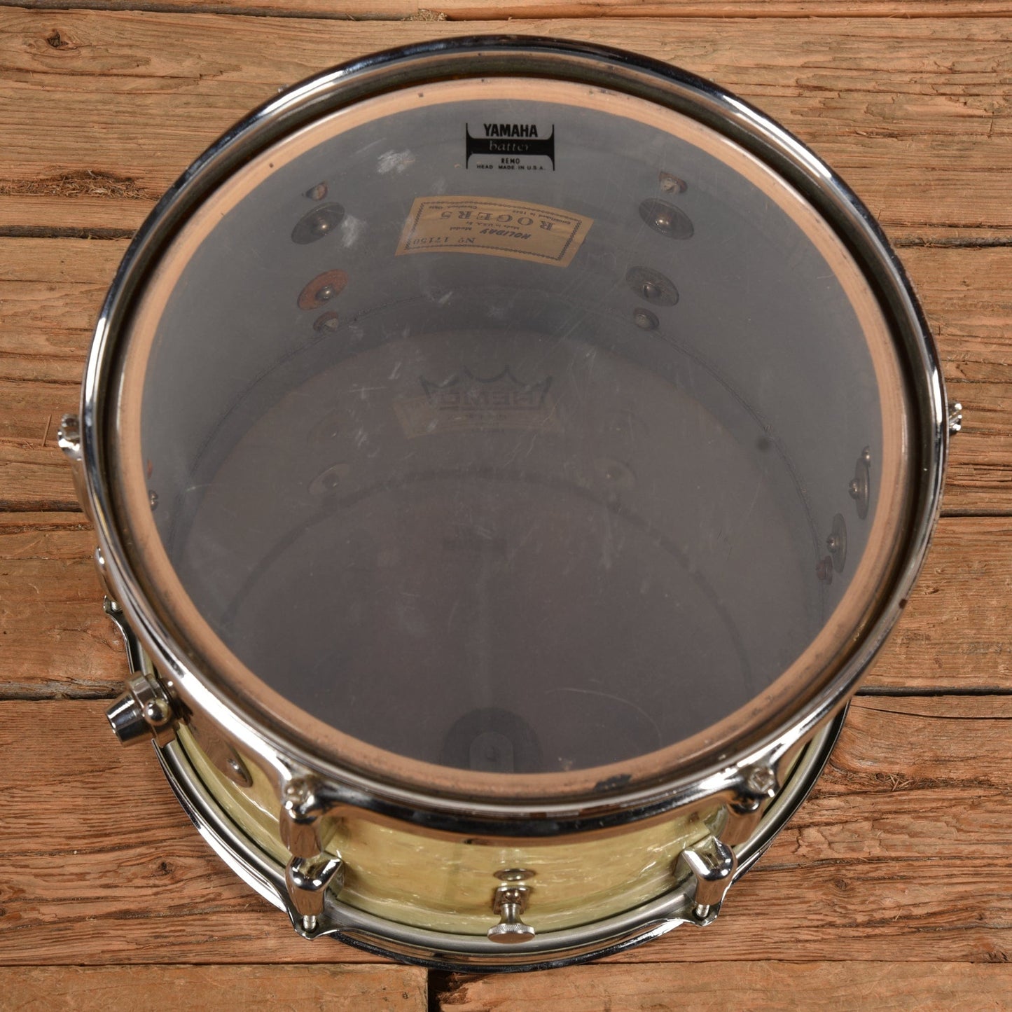 Rogers 1960's Holiday 12/16/20 3pc. Drum Kit White Marine Pearl Drums and Percussion / Acoustic Drums / Full Acoustic Kits