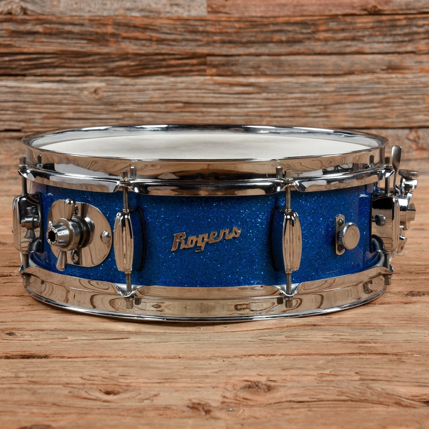 Rogers 5x14 Holiday Blue Sparkle 1960's USED Drums and Percussion / Acoustic Drums / Snare