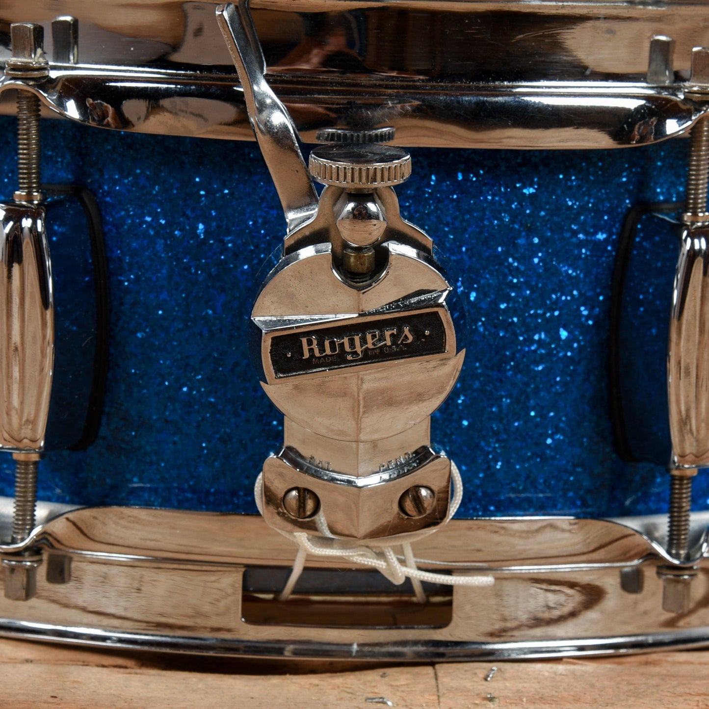 Rogers 5x14 Holiday Blue Sparkle 1960's USED Drums and Percussion / Acoustic Drums / Snare