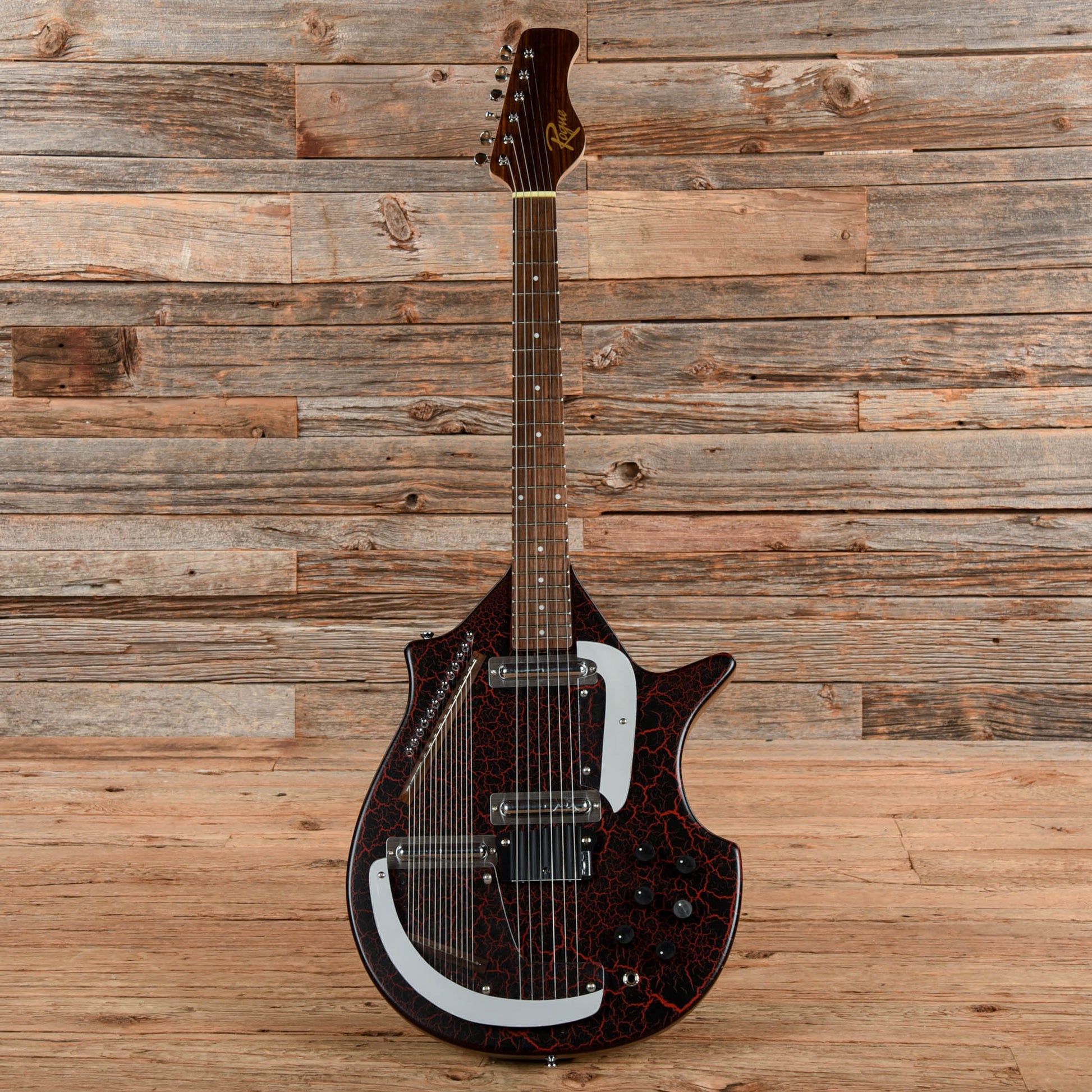 Rogue Electric Sitar Red - Dave Amato of REO Speedwagon Folk Instruments / Sitars