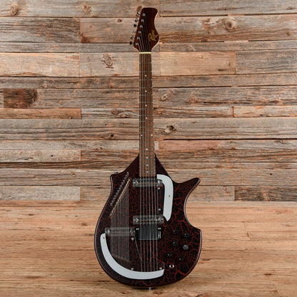 Rogue Electric Sitar Red - Dave Amato of REO Speedwagon Folk Instruments / Sitars