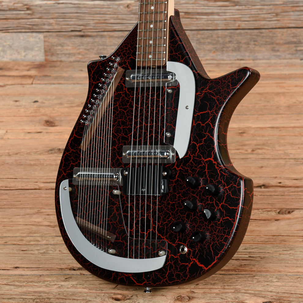 Rogue Electric Sitar Red - Dave Amato of REO Speedwagon – Chicago Music ...