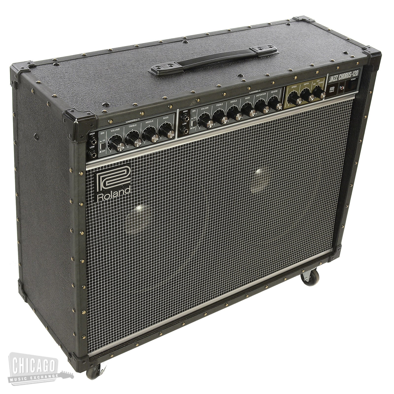 Roland JC-120 Jazz Chorus 2x12 Combo Amp 120W (60W+60W) Amps / Guitar Amps / Guitar Combos