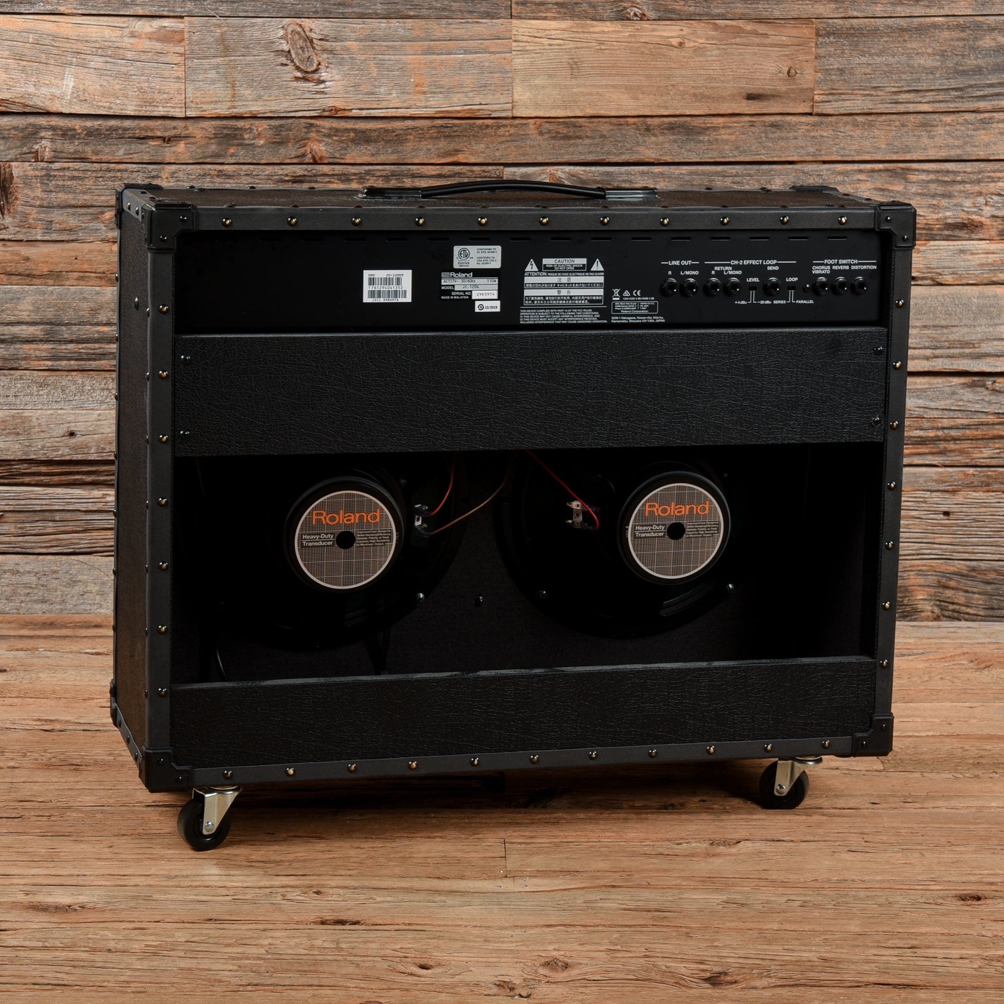 Roland JC-120 Jazz Chorus 2-Channel 120-Watt 2x12