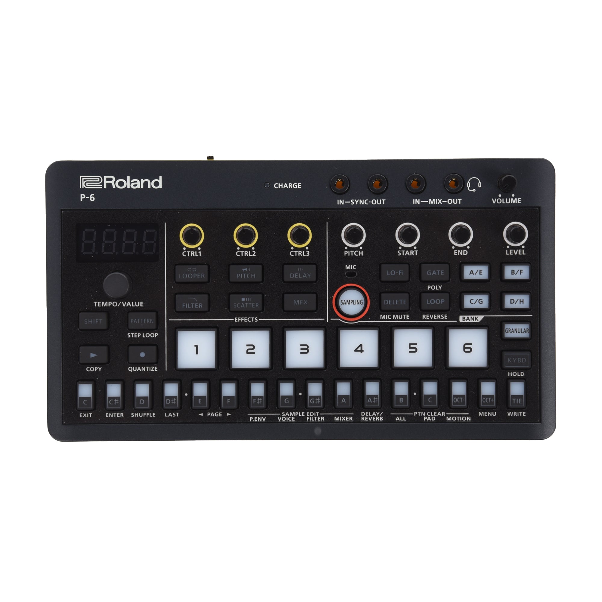 Roland AIRA P-6 Compact Creative Sampler Keyboards and Synths / Samplers