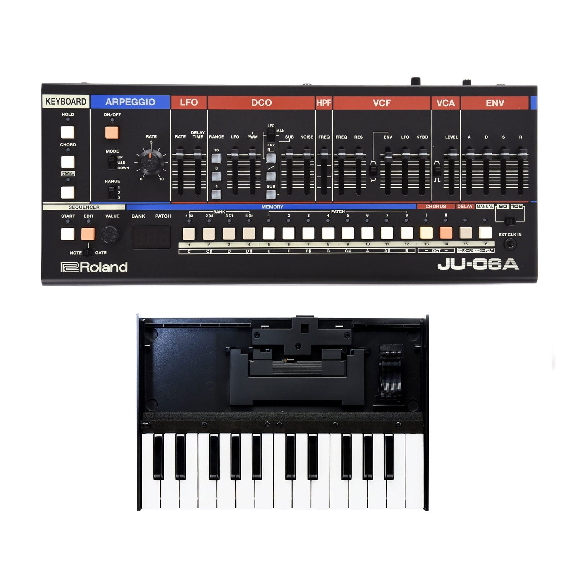 Roland JU-06A Synthesizer and Boutique K-25m Portable Keyboard Bundle Keyboards and Synths / Synths / Digital Synths