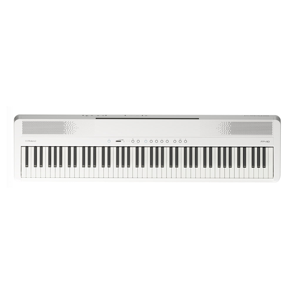 Roland FP-40 88-Key Digital Piano White Pianos