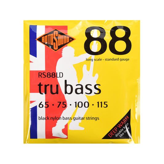 Rotosound RS88LD Trubass Bass Strings Long Scale Black Nylon 65-115 Accessories / Strings / Bass Strings