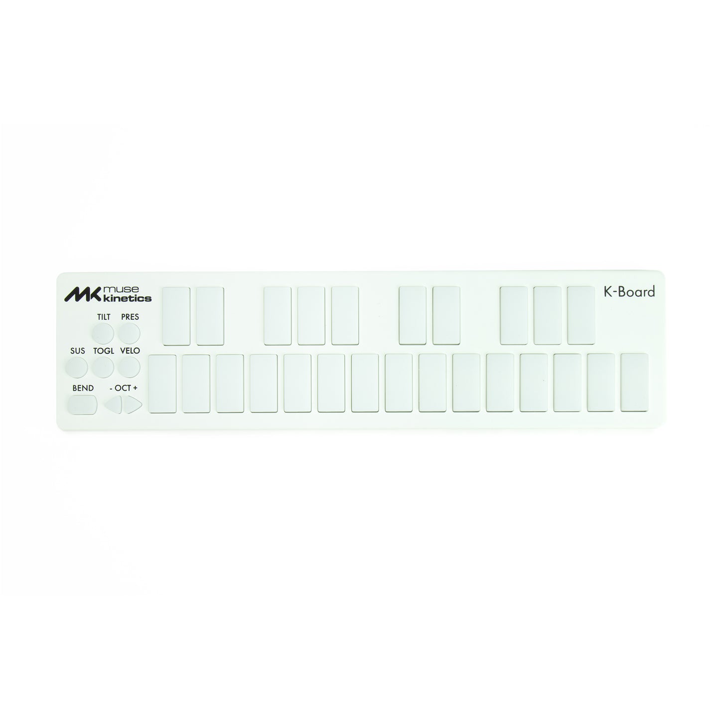 Muse Kinetics K-Board C USB MIDI Mini Keyboard Controller Snow