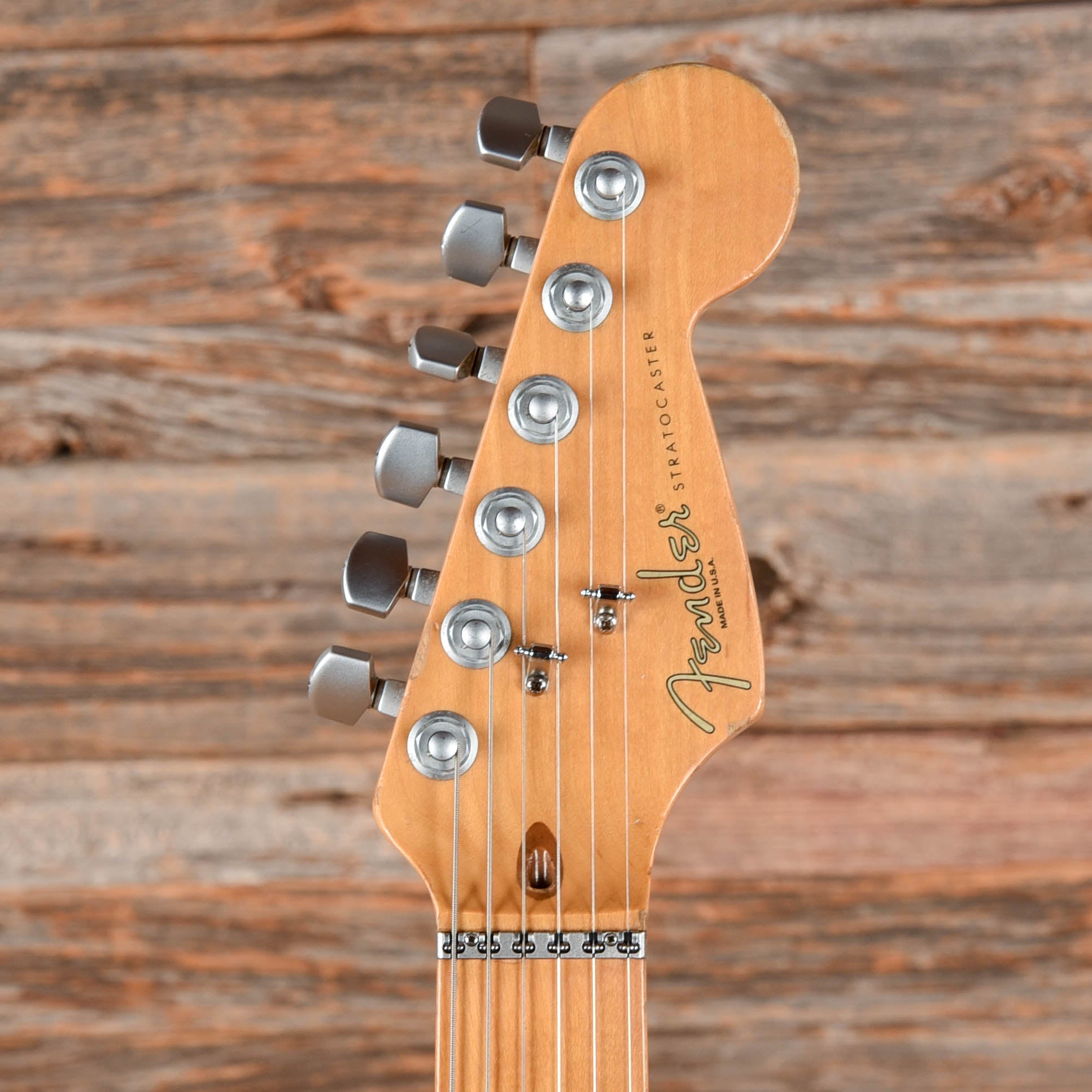 Fender American Standard Stratocaster Neck with Unknown Body Transparent Red