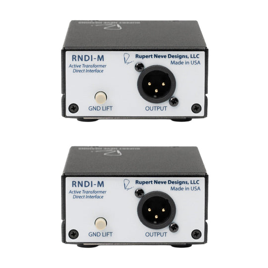 Rupert Neve Designs RNDI-M Active Transformer Direct Interface 2-Pack Bundle Pro Audio / DI Boxes