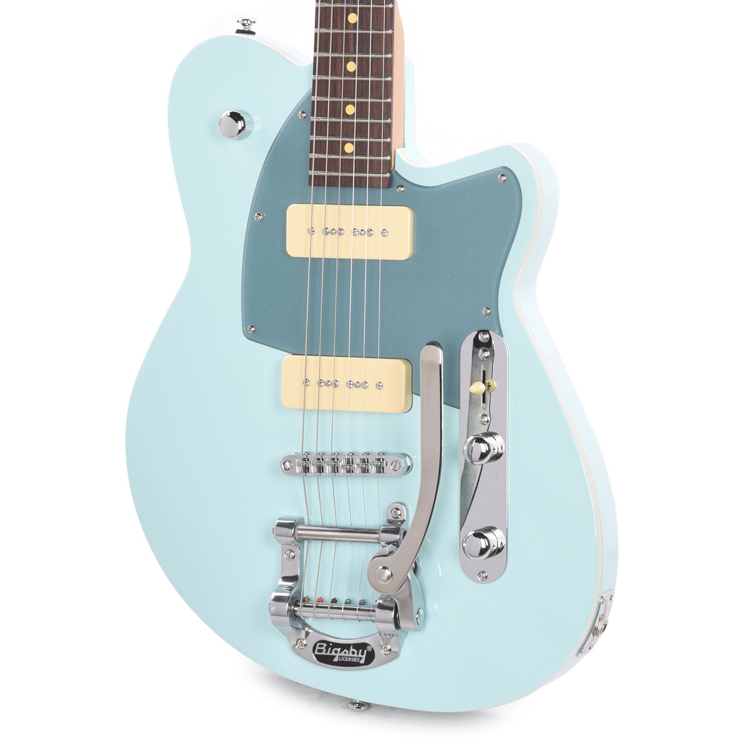 Reverend Charger 290 w/Bigsby Chronic Blue