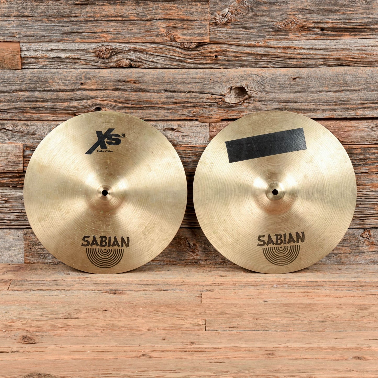 Sabian 14" XS20 Hi Hat Cymbals USED Drums and Percussion