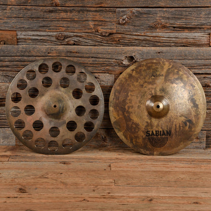 Sabian 16" Prototype AA Sick Hi Hat Cymbals USED Drums and Percussion