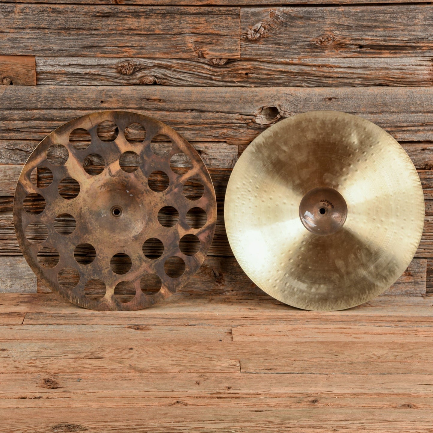 Sabian 16" Prototype AA Sick Hi Hat Cymbals USED Drums and Percussion