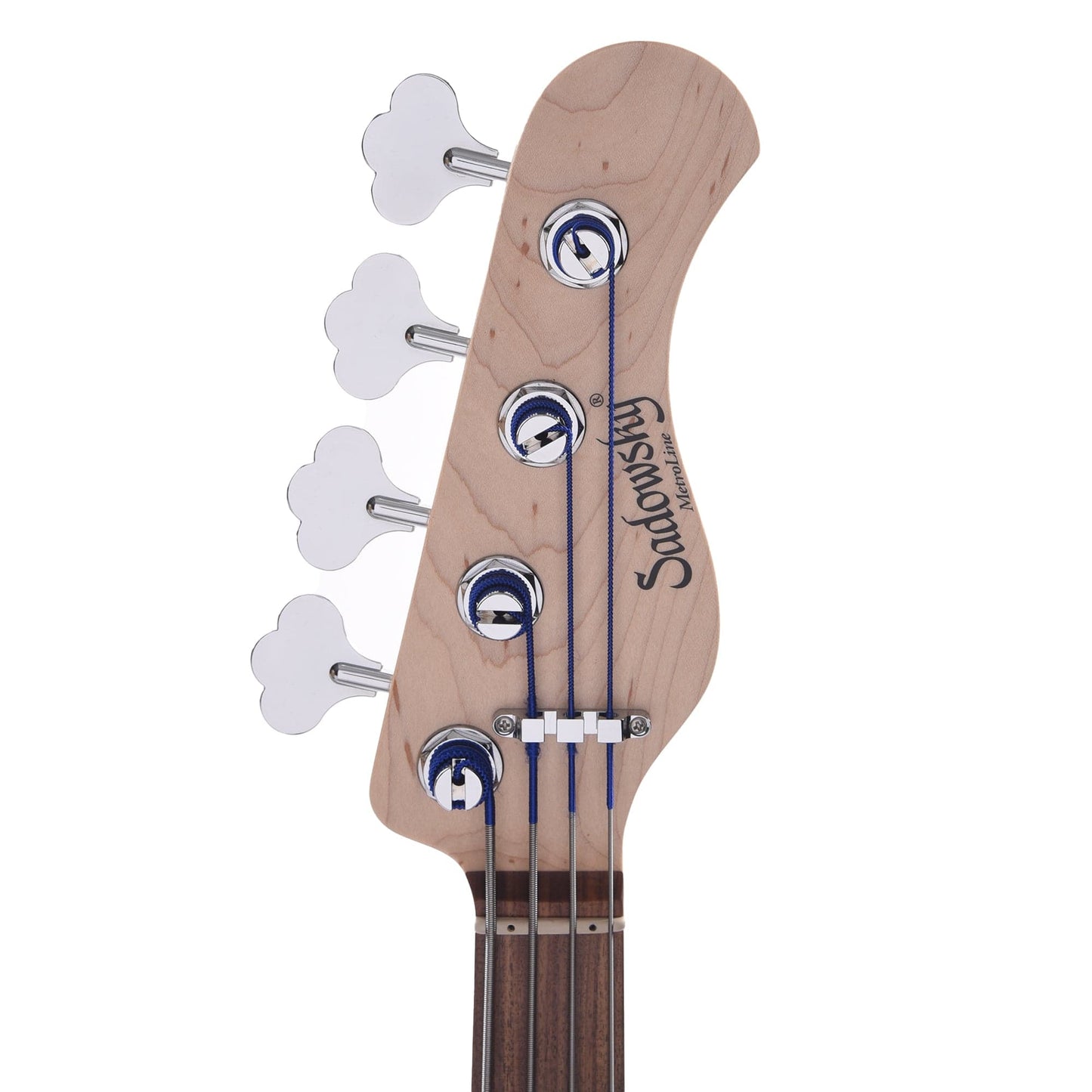 Sadowsky MetroLine 21-Fret Vintage JJ Bass 4-String Red Alder Body Bora Blueburst Transparent Satin Bass Guitars / 4-String