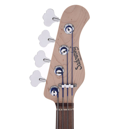 Sadowsky MetroLine 21-Fret Vintage JJ Bass 4-String Red Alder Body Bora Blueburst Transparent Satin Bass Guitars / 4-String