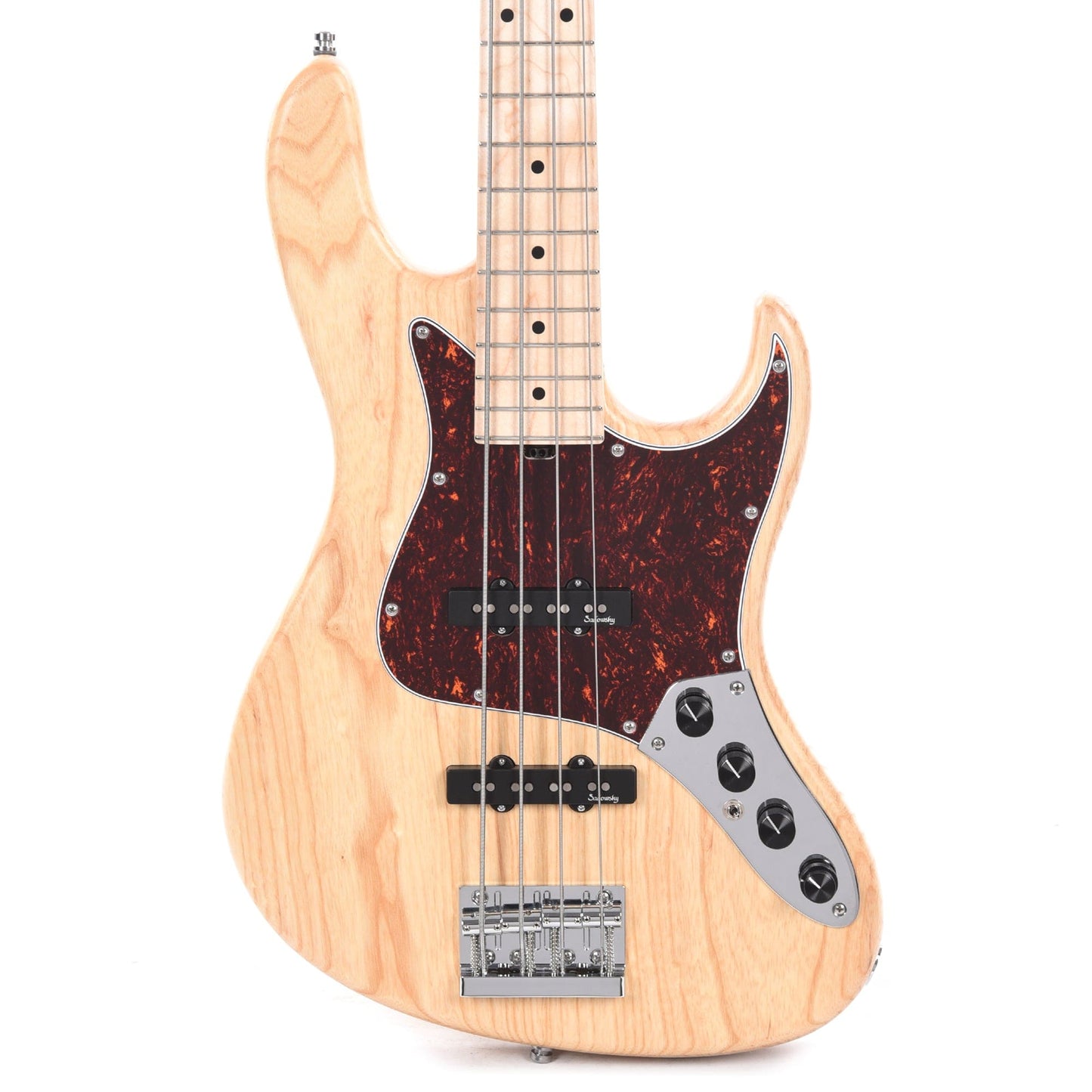 Sadowsky MetroLine 22-Fret Will Lee Bass Swamp Ash Body 4-String Natural Transparent Satin Bass Guitars / 4-String