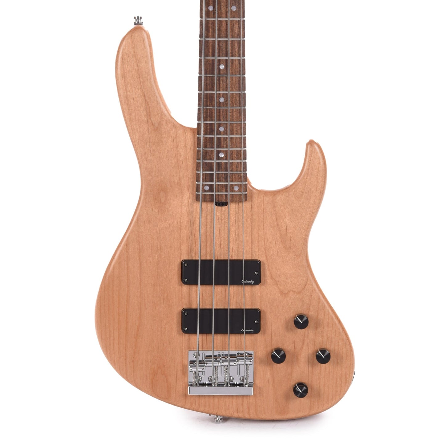 Sadowsky MetroLine 24-Fret Modern 4-String Red Alder Body Natural Transparent Satin Bass Guitars / 4-String