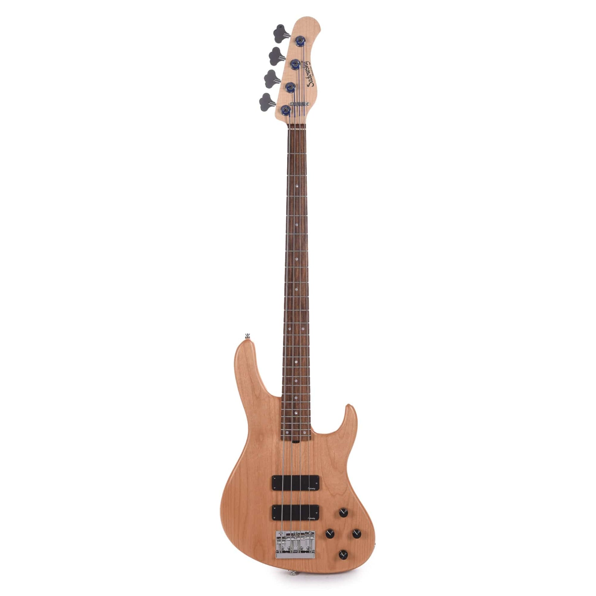 Sadowsky MetroLine 24-Fret Modern 4-String Red Alder Body Natural Transparent Satin Bass Guitars / 4-String