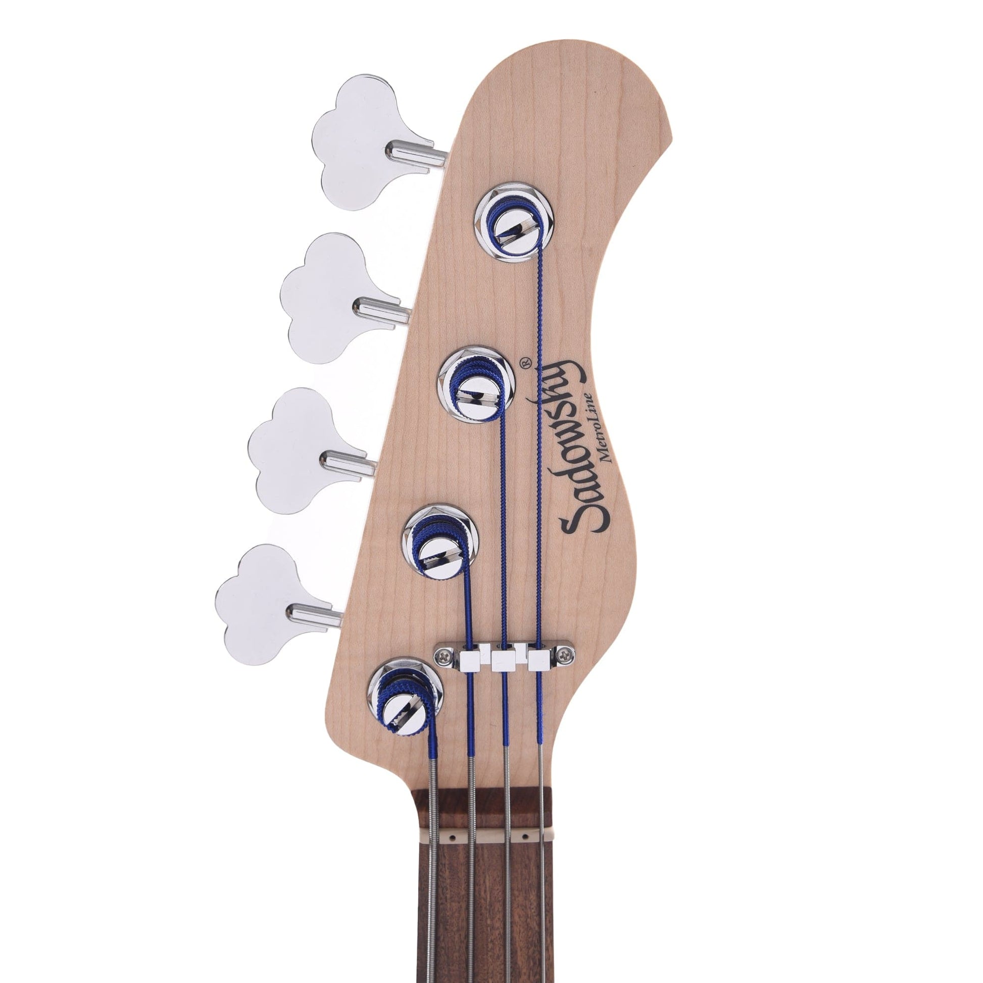 Sadowsky MetroLine 24-Fret Modern 4-String Red Alder Body Natural Transparent Satin Bass Guitars / 4-String