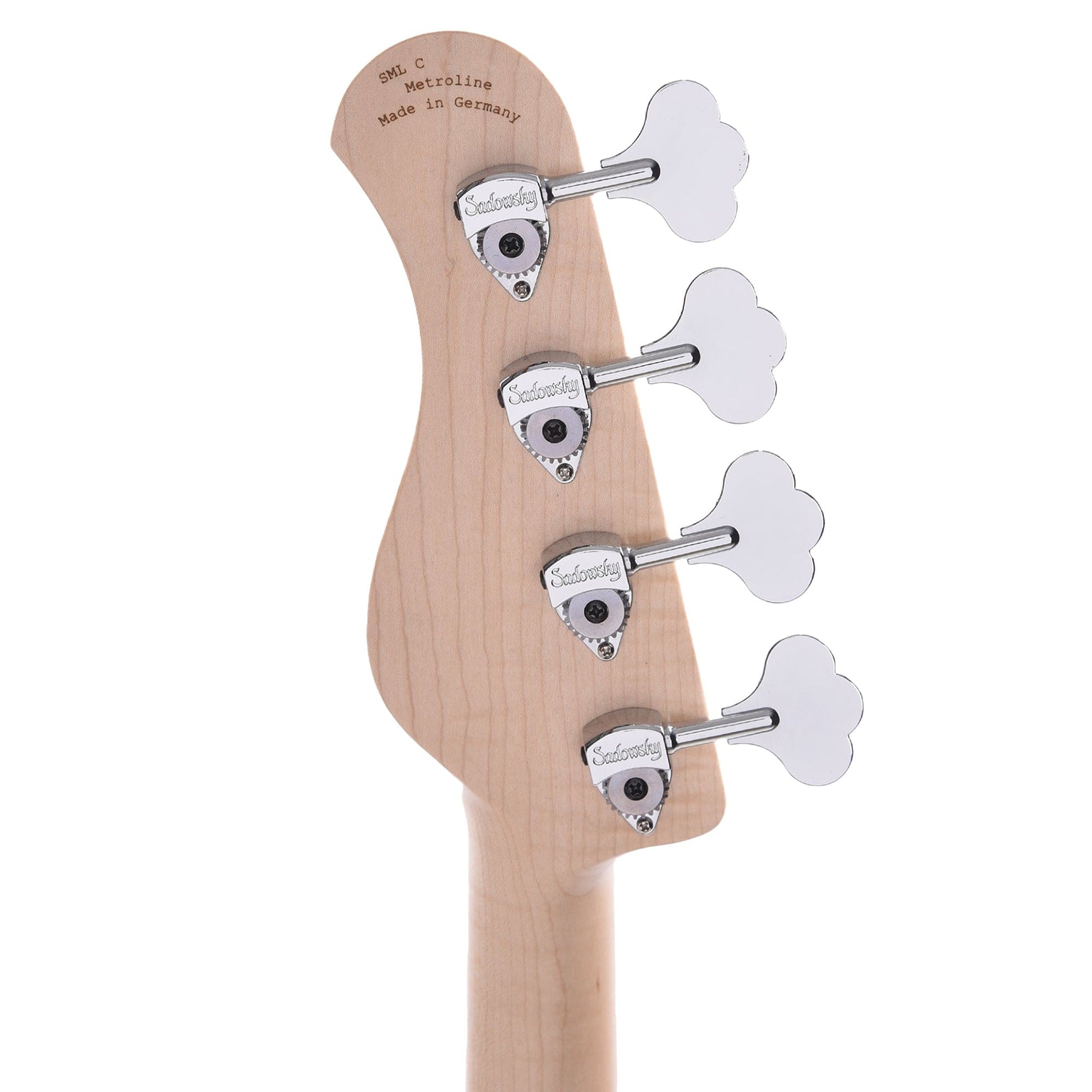 Sadowsky MetroLine 24-Fret Modern 4-String Red Alder Body Natural Transparent Satin Bass Guitars / 4-String