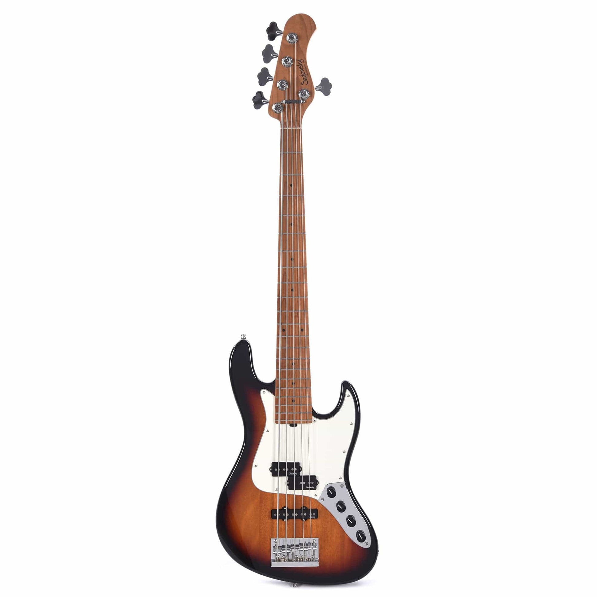 Sadowsky MetroExpress Hybrid PJ Bass 5-String Tobacco Sunburst Transparent High Polish Bass Guitars / 5-String or More