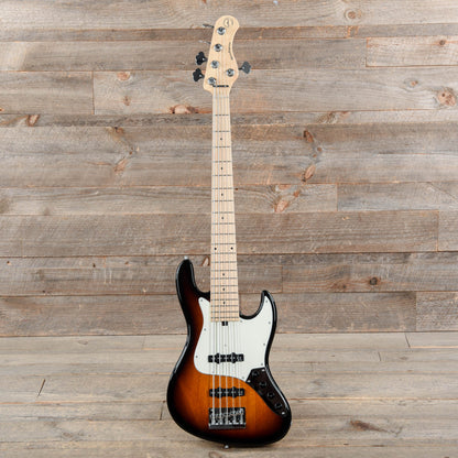 Sadowsky MetroExpress Vintage JJ 5-String Tobacco Burst High Polish w/Maple Fingerboard Bass Guitars / 5-String or More