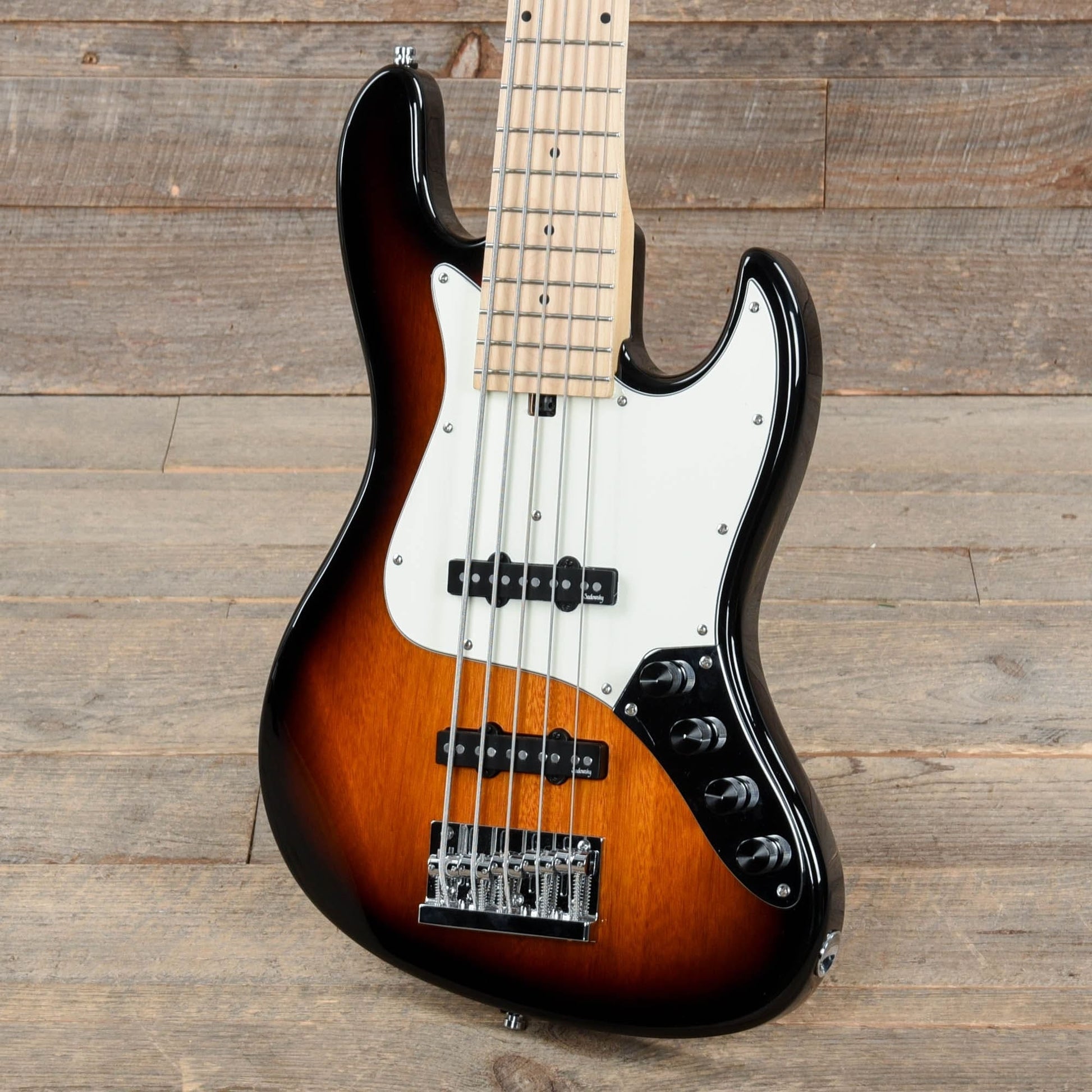 Sadowsky MetroExpress Vintage JJ 5-String Tobacco Burst High Polish w/Maple Fingerboard Bass Guitars / 5-String or More