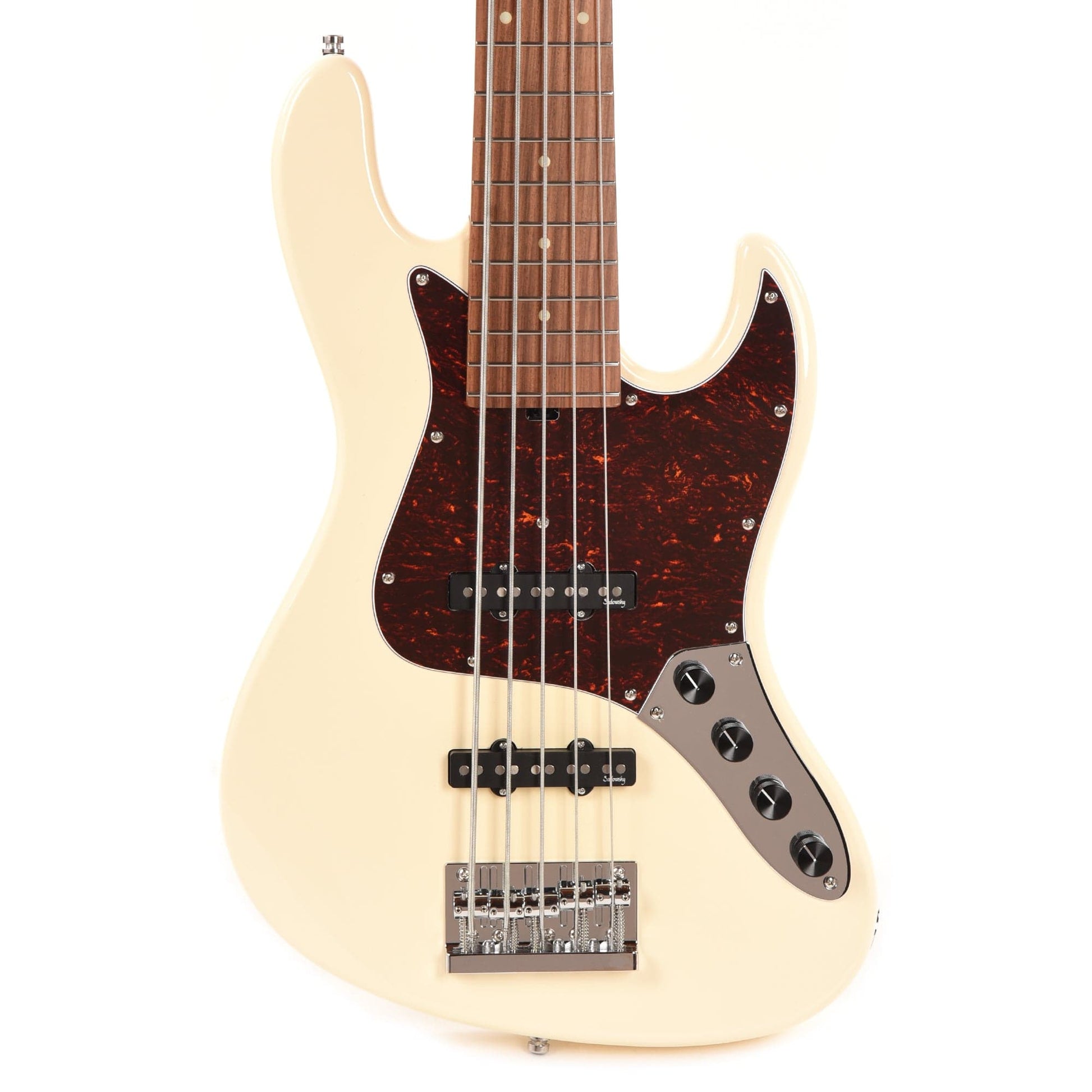 Sadowsky MetroExpress Vintage JJ Bass 5-String Olympic White High Polish Bass Guitars / 5-String or More
