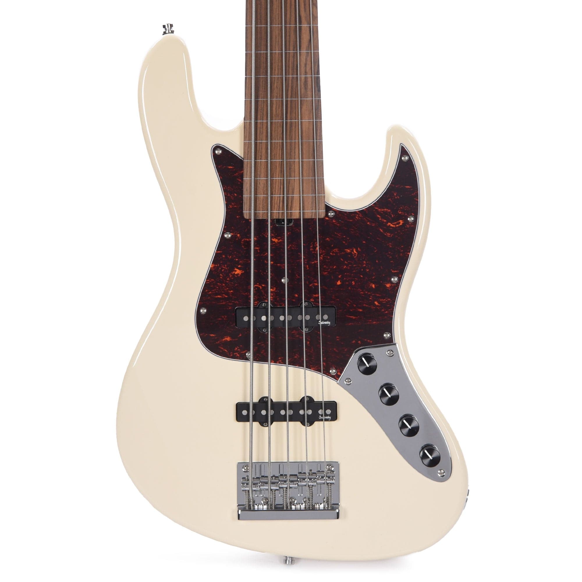Sadowsky MetroExpress Vintage JJ Lined Fretless Bass 5 String Olympic sadowsky-metroexpress-vintage-jj-lined-fretless-bass-5-string-olympic