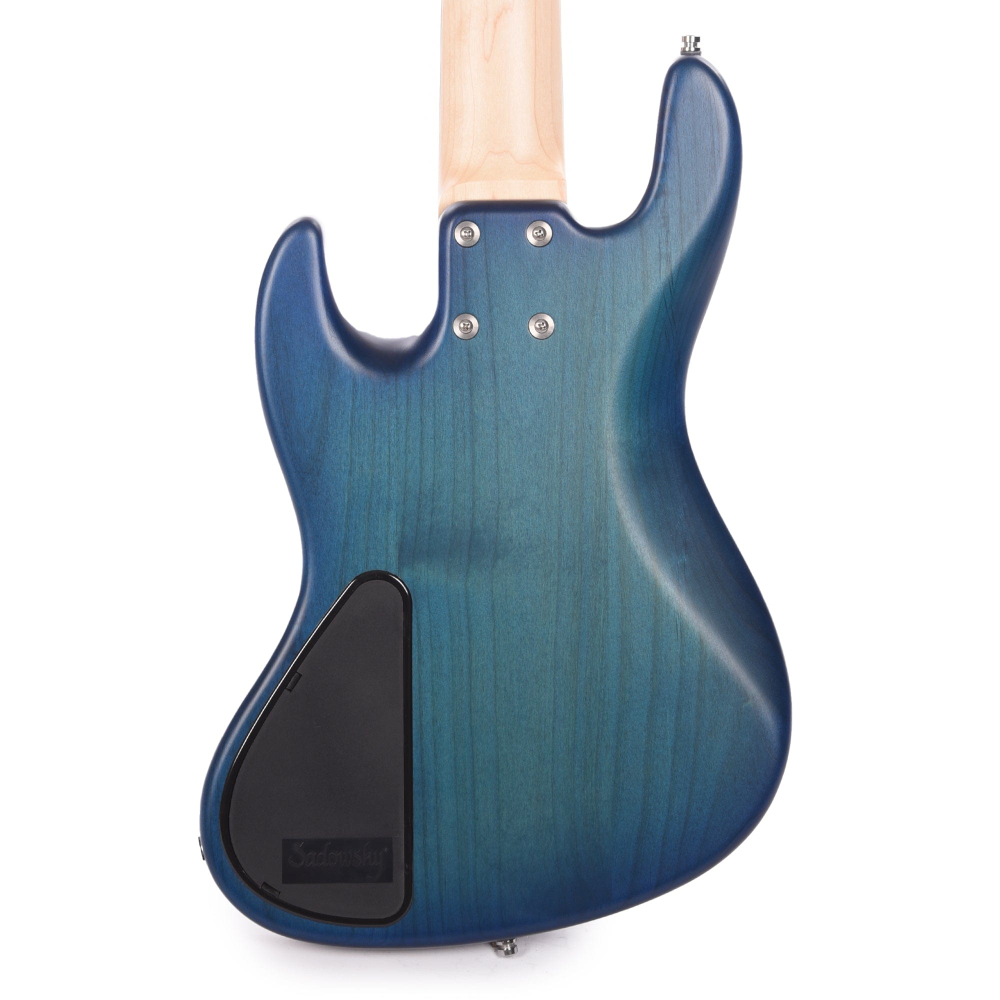 Sadowsky MetroLine 21-Fret Vintage JJ Bass 5-String Red Alder Body Bora Blueburst Transparent Satin Bass Guitars / 5-String or More