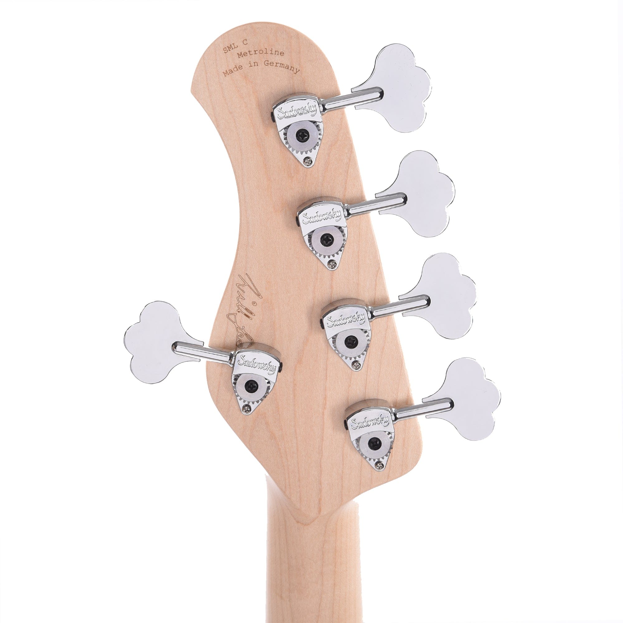 ベース Sadowsky MasterBuild 22 Fret Will Lee Sadowsky MetroLine 22-Fret Will Lee Bass Red Alder Body 5-String