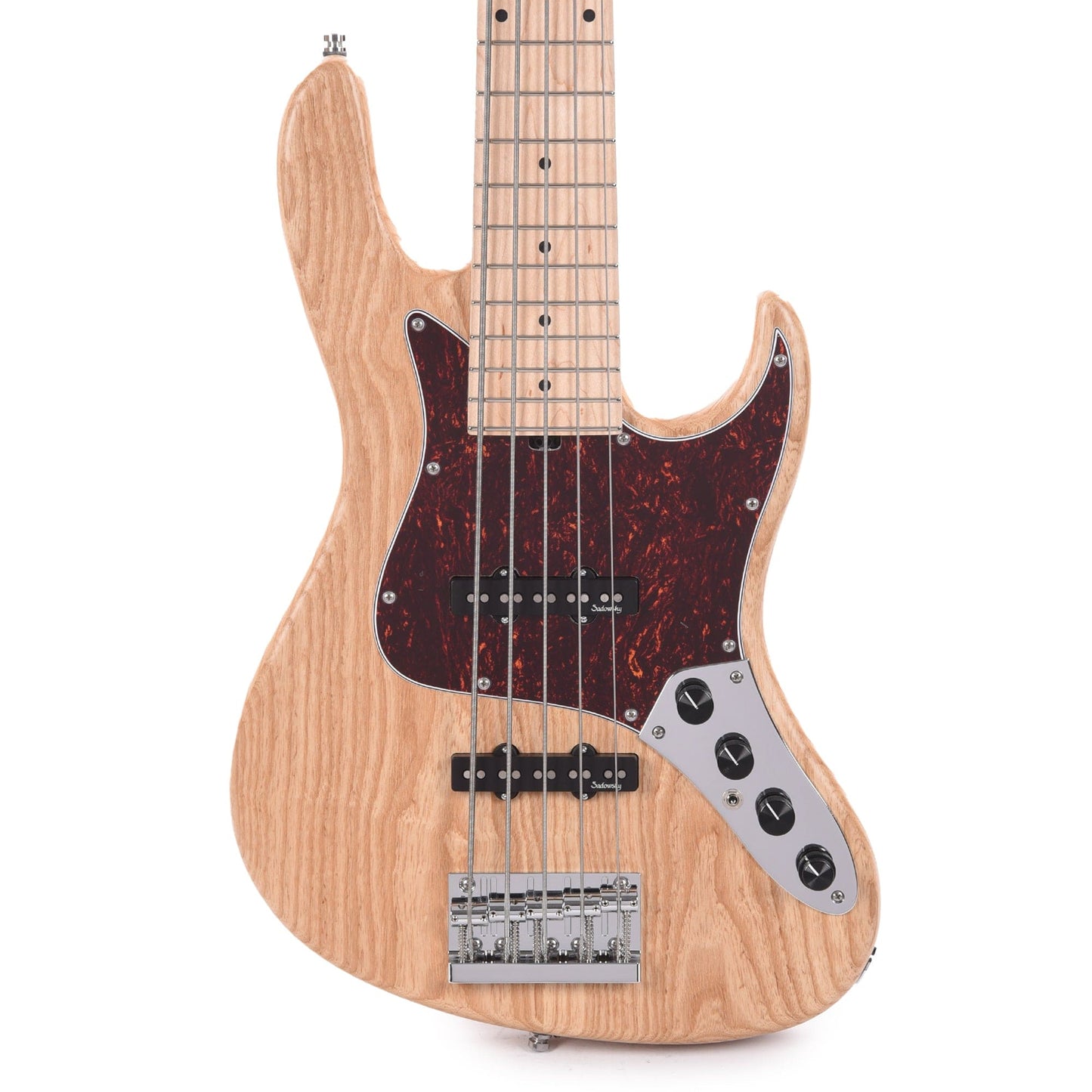 Sadowsky MetroLine 22-Fret Will Lee Bass Swamp Ash Body 5-String Natural Transparent Satin Bass Guitars / 5-String or More