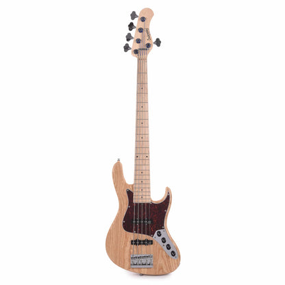 Sadowsky MetroLine 22-Fret Will Lee Bass Swamp Ash Body 5-String Natural Transparent Satin Bass Guitars / 5-String or More
