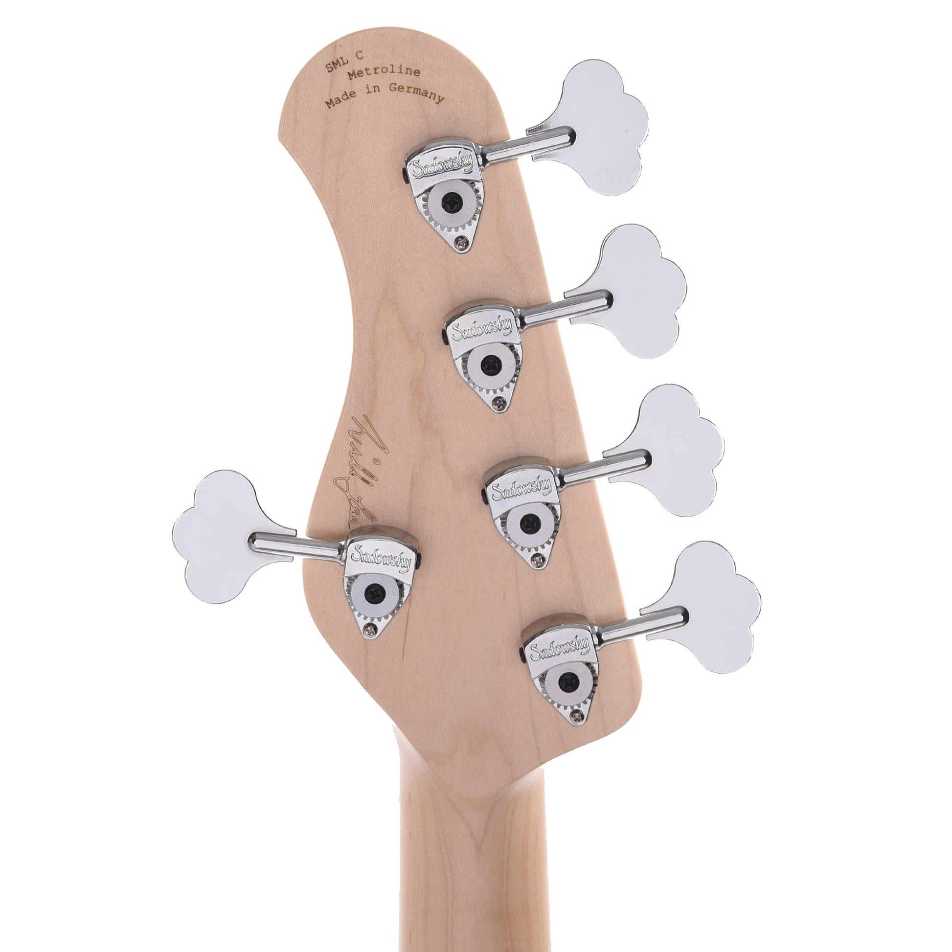 Sadowsky MetroLine 22-Fret Will Lee Bass Swamp Ash Body 5-String Natural Transparent Satin Bass Guitars / 5-String or More