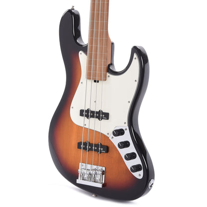 Sadowsky MetroExpress Vintage JJ Lined Fretless Bass Tobacco Sunburst Transparent High Polish Bass Guitars / Fretless