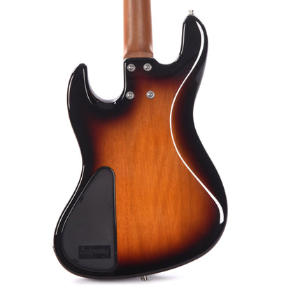 Sadowsky MetroExpress Vintage JJ Lined Fretless Bass Tobacco Sunburst Transparent High Polish Bass Guitars / Fretless