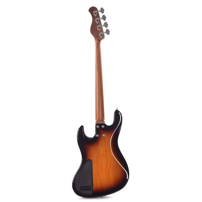 Sadowsky MetroExpress Vintage JJ Lined Fretless Bass Tobacco Sunburst Transparent High Polish Bass Guitars / Fretless
