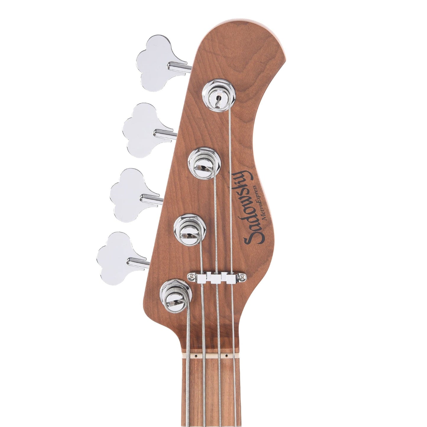 Sadowsky MetroExpress Vintage JJ Lined Fretless Bass Tobacco Sunburst Transparent High Polish Bass Guitars / Fretless