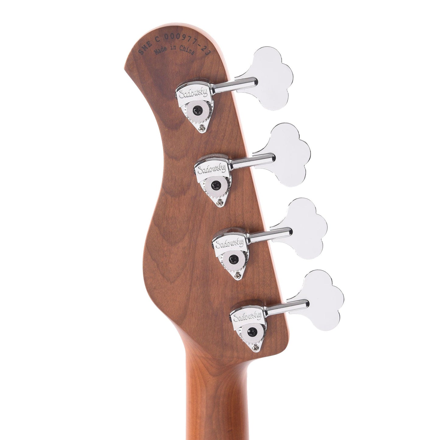 Sadowsky MetroExpress Vintage JJ Lined Fretless Bass Tobacco Sunburst Transparent High Polish Bass Guitars / Fretless