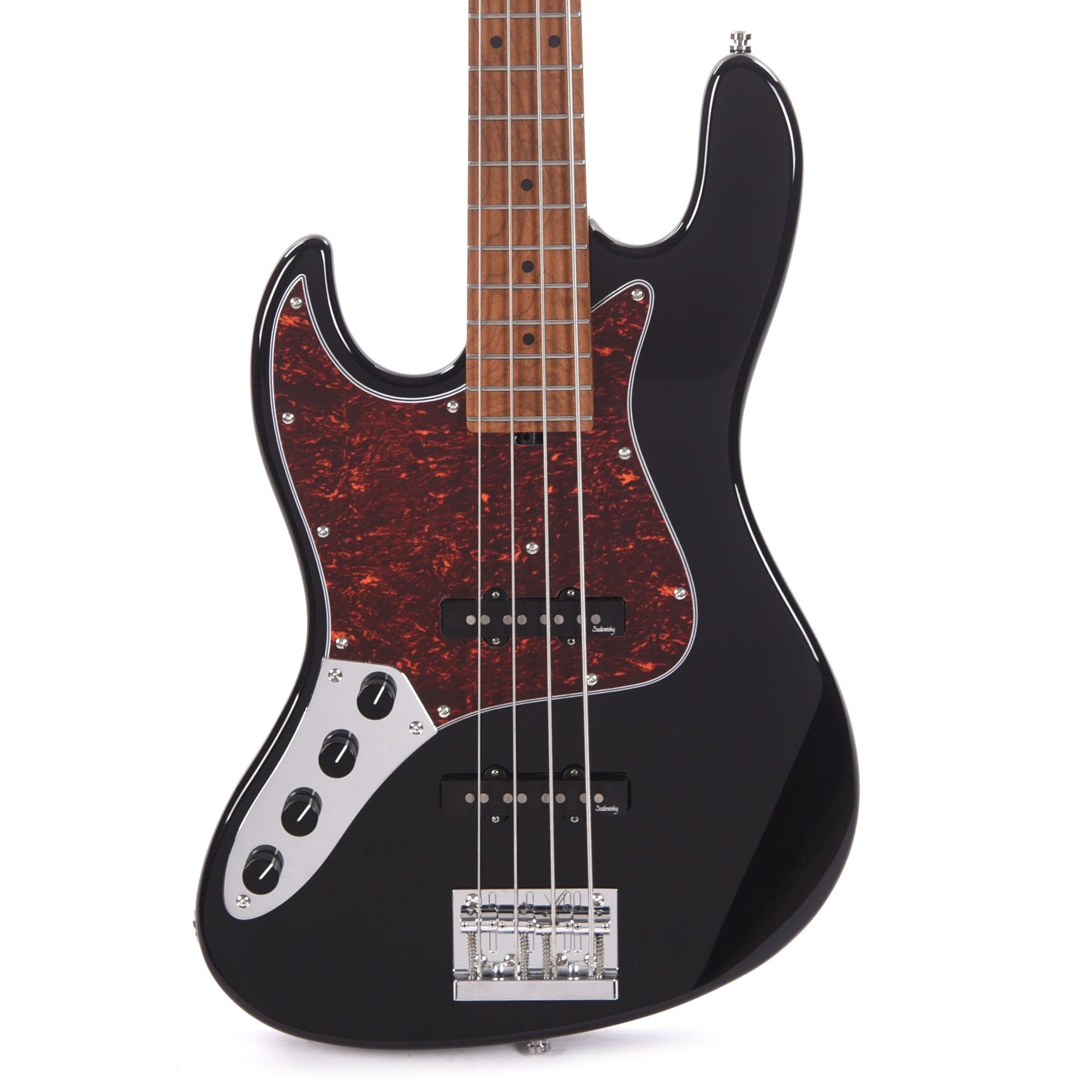 Sadowsky MetroExpress Vintage JJ Bass Black High Polish LEFTY Bass Guitars / Left-Handed
