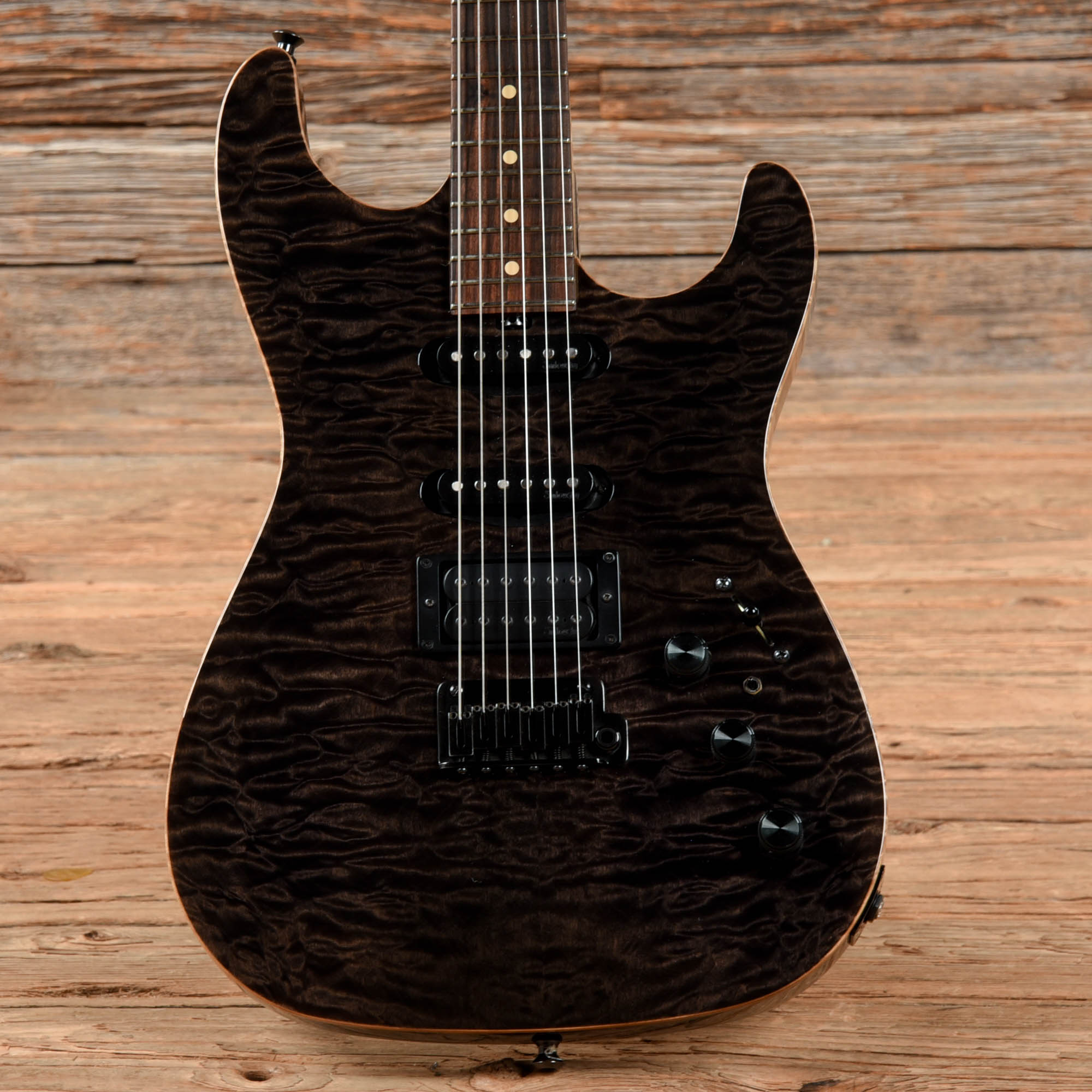 Sadowsky NYC Guitar Transparent Black 2005 – Chicago Music Exchange