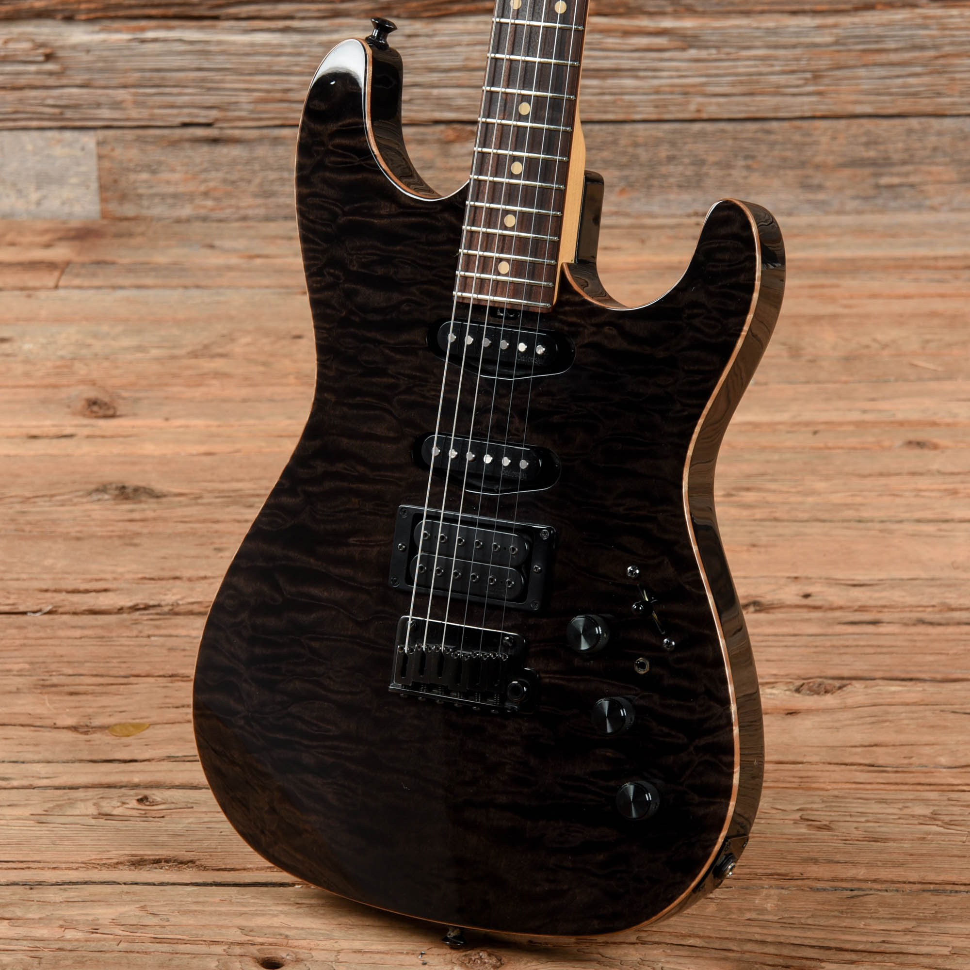 Sadowsky NYC Guitar Transparent Black 2005 – Chicago Music Exchange