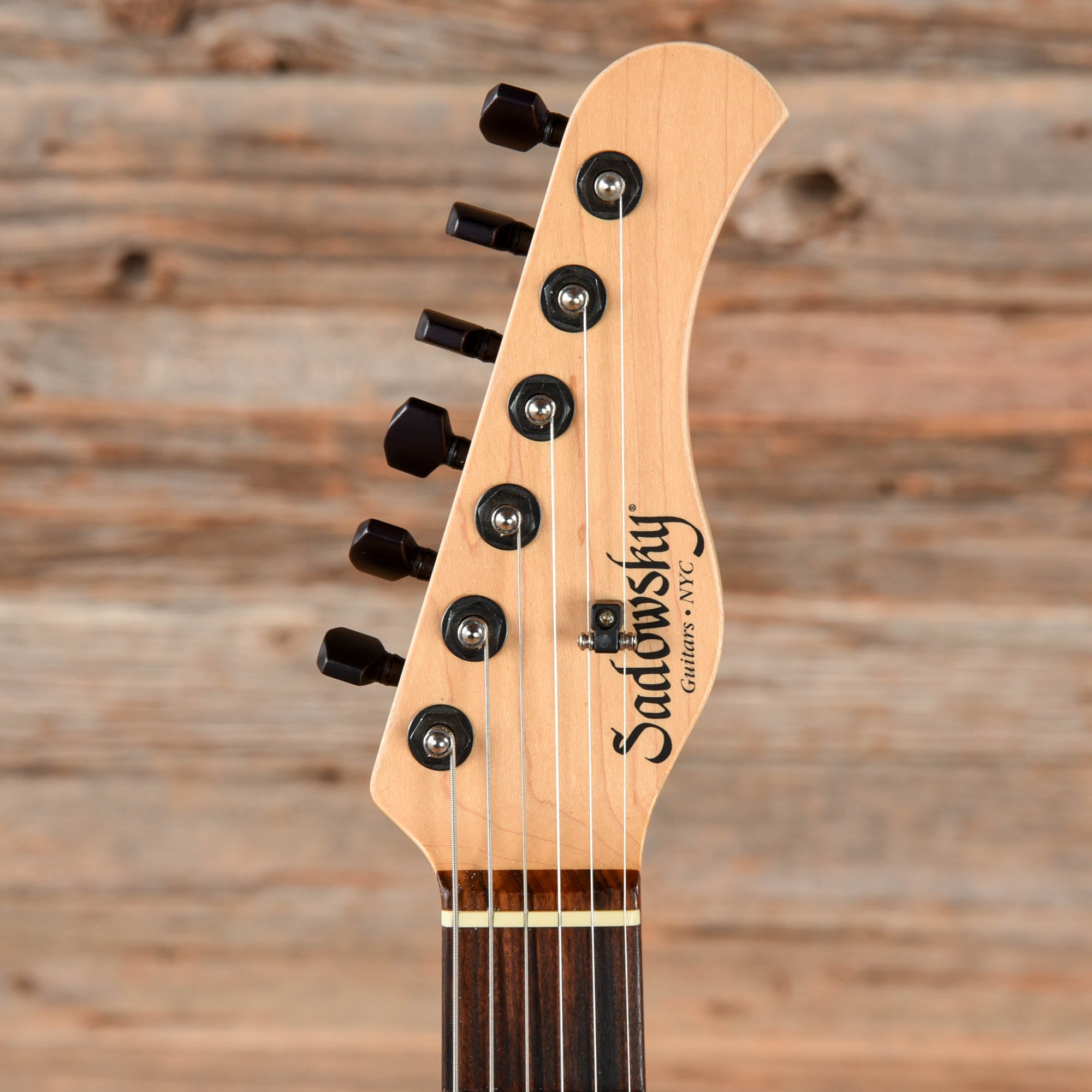 Sadowsky NYC Guitar Transparent Black 2005 – Chicago Music Exchange